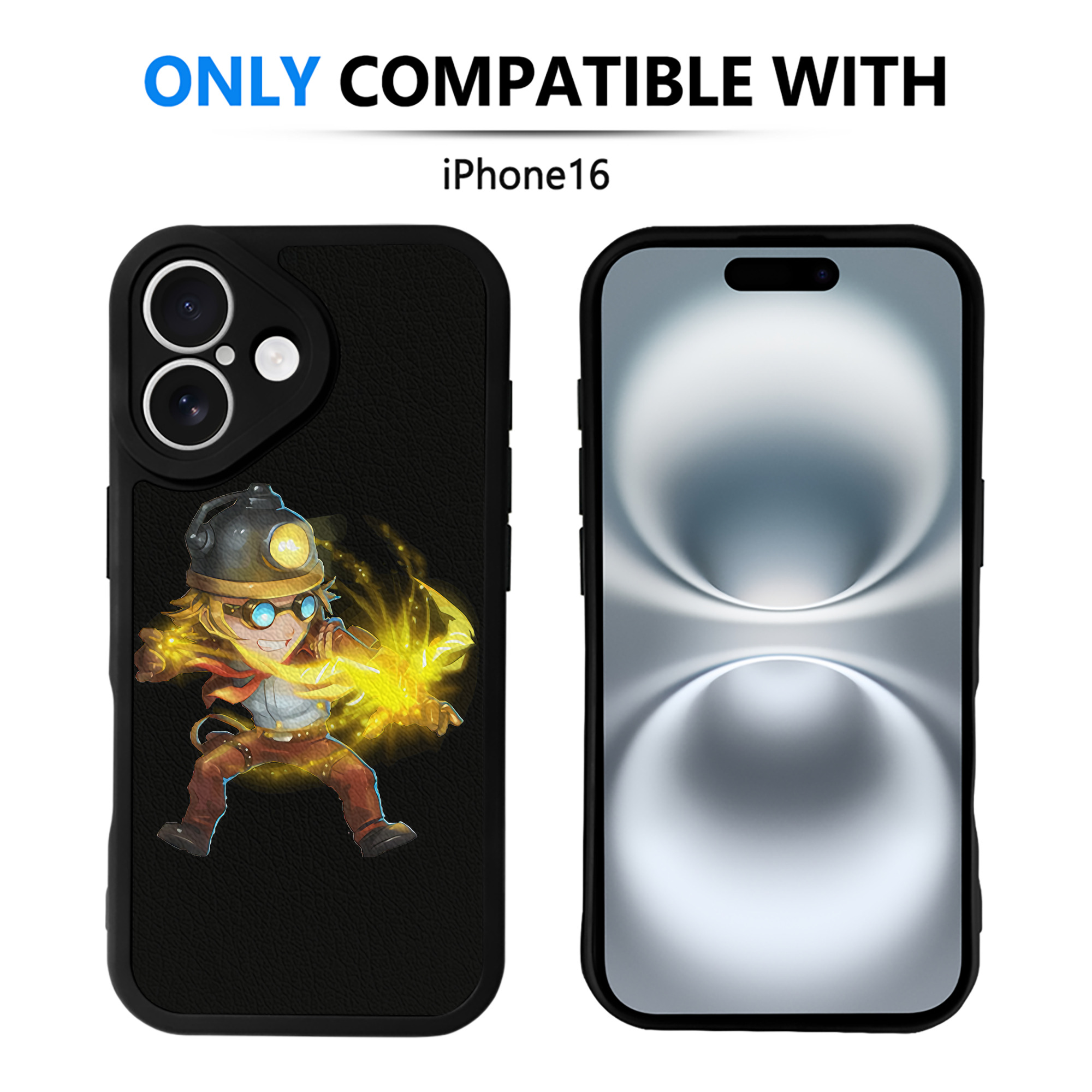 リーグ・オブ・レジェンド League of Legends LOL 【iPhone 16シリーズ対応】シリコンスマホケース（レザー調） 材質：シリコン